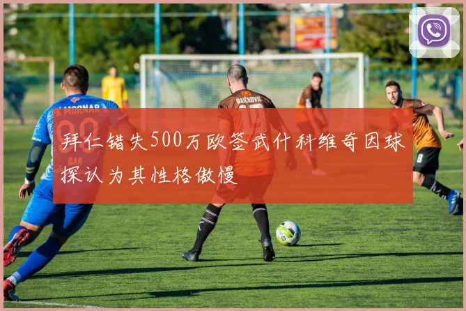 拜仁错失500万欧签武什科维奇因球探认为其性格傲慢